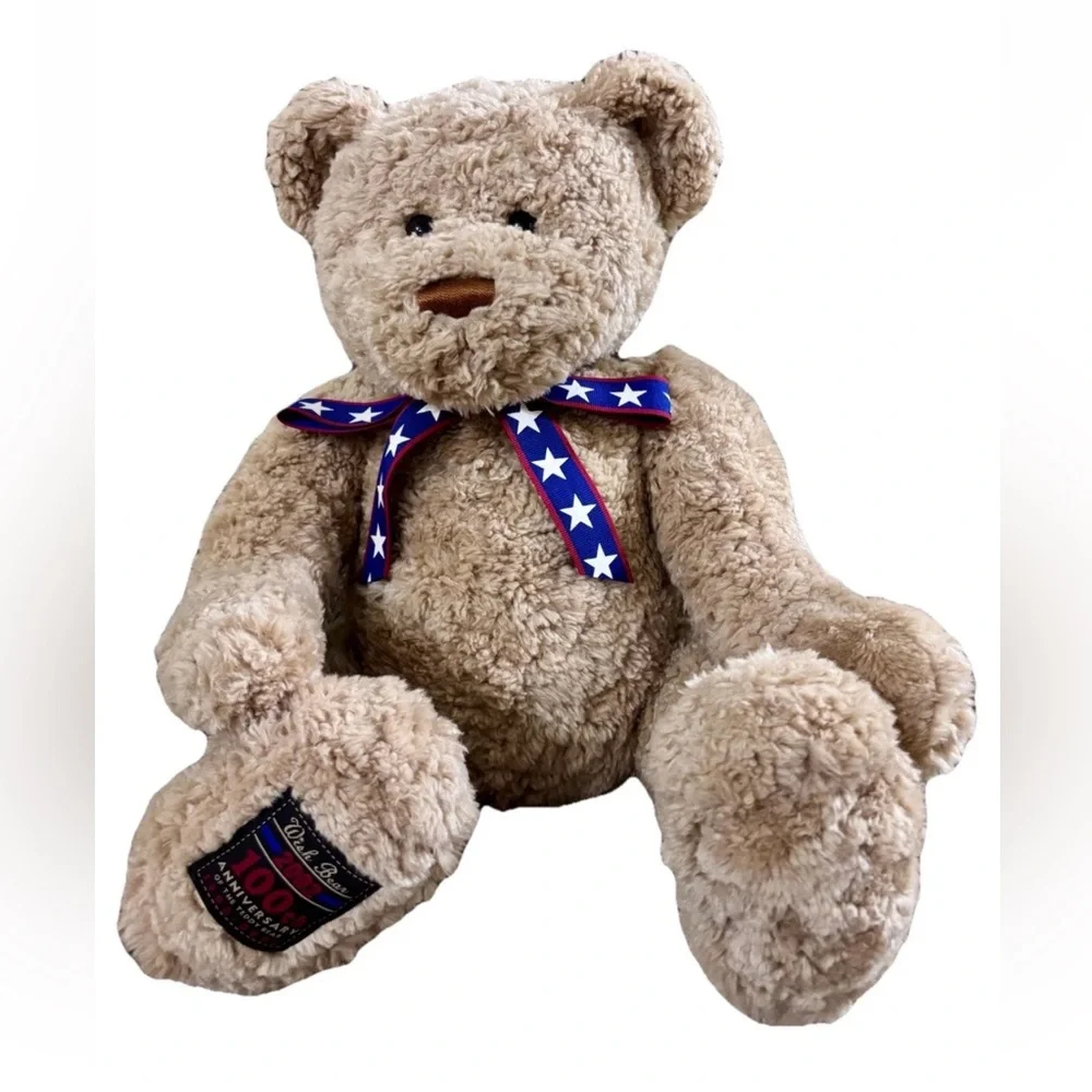Vintage Gund 2002 Wish Bear 100th Anniversary Large Plush Stuffed Teddy Bear Y2K